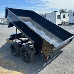 BWise 6 x 10 Dump Trailer 7K Spreader Gate, 7000 lbs GVWR