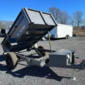 BWise 5 x 8 Low Profile Dump Trailer Spreader Gate, 5000 lbs GVWR