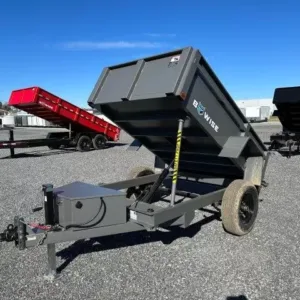 BWise 5 x 8 Low Profile Dump Trailer Spreader Gate, 5000 lbs GVWR