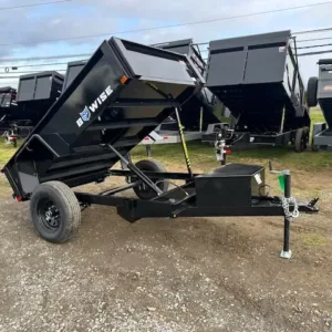 BWise 5 x 8 Dump Trailer 5K Spreader Gate, 5000 lbs GVWR