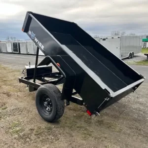 BWise 5 x 8 Dump Trailer 5K Spreader Gate, 5000 lbs GVWR
