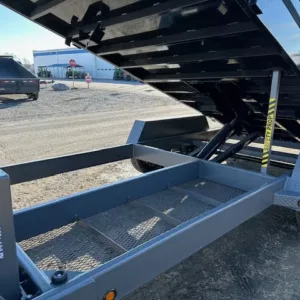 BWise 7 x 16 Gooseneck Dump Trailer