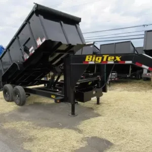 Big Tex 7 x 14 Gooseneck Dump Trailer Solid High Sides