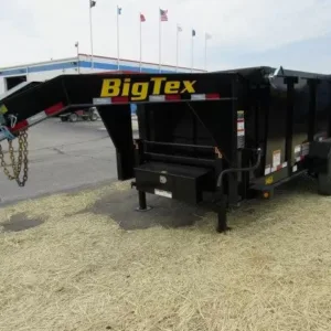 Big Tex 7 x 14 Gooseneck Dump Trailer Solid High Sides