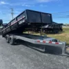 BWise 7 x 16 Deckover Dump Trailer Fold Down Sides, 15400 lbs GVWR