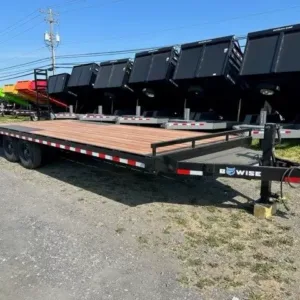 BWise 7 x 12 Deckover Dump Trailer Fold Down Sides, 9990 lbs GVWR