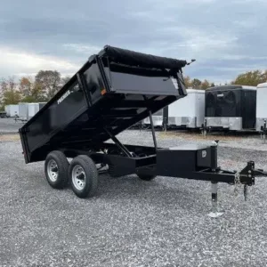 Premier 6 x 10 Deckover Dump Trailer 9990 GVW, 9990 lbs GVWR