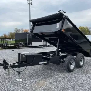 Premier 6 x 10 Deckover Dump Trailer 9990 GVW, 9990 lbs GVWR