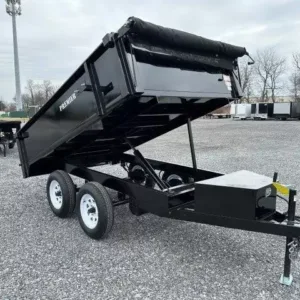 Premier 6 x 10 Deckover Dump Trailer Spreader Gate, 7000 lbs GVWR