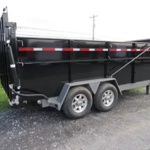 BWise 7 x 16 Heavy Duty Gooseneck Dump Ultimate Dump Trailer