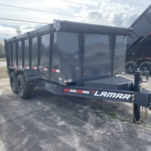 2025 Lamar 83"x14′ 14K 48" Sides Low-Pro Dump Trailer