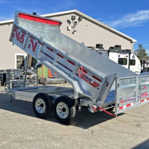 2025 N&N Trailers 7x14 14K Galvanized Hydraulic Dump Trailer