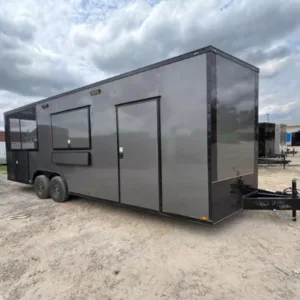 Tatinium Screened in Porch Trailer 8.5x24TA