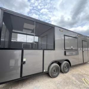 Tatinium Screened in Porch Trailer 8.5x24TA