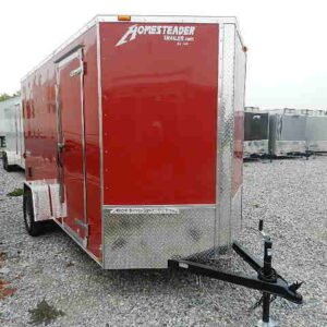 Homesteader 6 x 12 V-Nose Enclosed Trailer, 2990 lbs GVWR