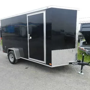 Covered Wagon 6 x 12 Enclosed Trailer, 2990 lbs GVWR