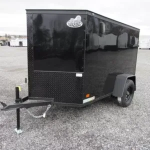 Covered Wagon 5 x 8 Enclosed Cargo Trailer, 2990 lbs GVWR