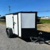 Covered Wagon 5 x 8 Enclosed Cargo Trailer Black Trim, 2990 lbs GVWR