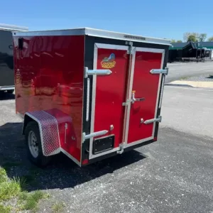 Covered Wagon 5 x 8 Enclosed Cargo Trailer (PET-ENC-0025), 2990 lbs GVWR