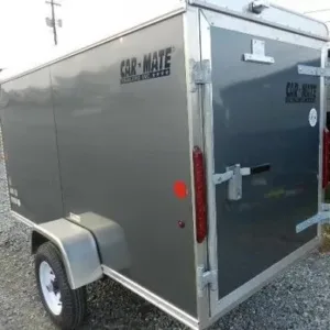 Car Mate 4 x 8.5 Enclosed Cargo Trailer, 2000 lbs GVWR
