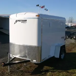 Homesteader 5 x 8 Enclosed Trailer, 2990 lbs GVWR