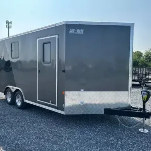 Car Mate 8.5 x 16 Enclosed V-Nose Cargo Trailer A/C Unit, 7000 lbs GVWR