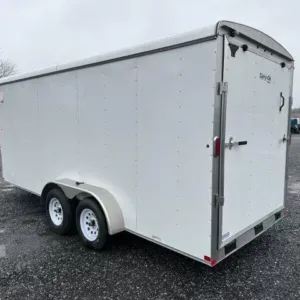 Carry On 7 x 18 Enclosed V-Nose Cargo Trailer, 7000 lbs GVWR