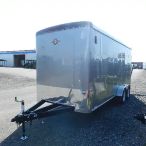 Carry On 7 x 18 Enclosed Cargo Trailer (PET-ENC-0048), 7000 lbs GVWR