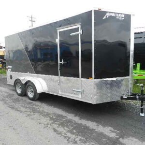 Homesteader 7 x 16 V-Nose Enclosed Cargo Trailer, 7000 lbs GVWR