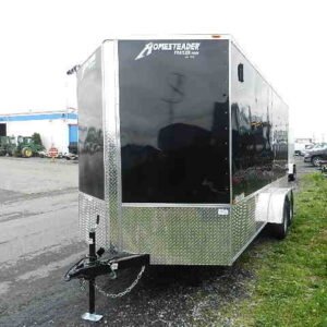 Homesteader 7 x 16 V-Nose Enclosed Cargo Trailer, 7000 lbs GVWR