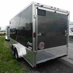 Homesteader 7 x 16 V-Nose Enclosed Cargo Trailer, 7000 lbs GVWR