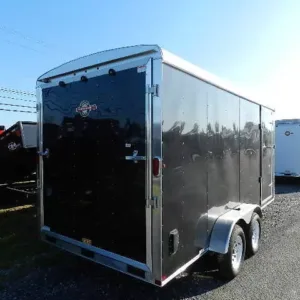 Carry On 7 x 16 Enclosed V-Nose Cargo Trailer, 7000 lbs GVWR