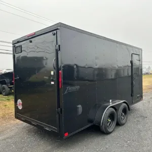 Homesteader 7 x 16 V-Nose Enclosed Cargo Trailer (PET-ENC-0051), 7000 lbs GVWR