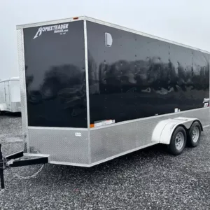 Homesteader 7 x 16 Enclosed Cargo Trailer, 7000 lbs GVWR