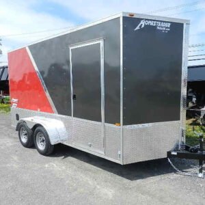Homesteader 7 x 14 V-Nose Enclosed Cargo Trailer, 7000 lbs GVWR