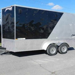 Homesteader 7 x 14 V-Nose Enclosed Cargo Trailer, 7000 lbs GVWR