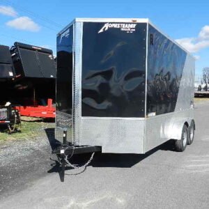 Homesteader 7 x 14 V-Nose Enclosed Cargo Trailer, 7000 lbs GVWR