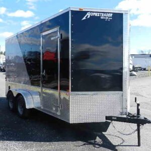 Homesteader 7 x 14 V-Nose Enclosed Cargo Trailer, 7000 lbs GVWR