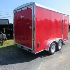 Carry On 7 x 14 Enclosed V-Nose Cargo Trailer 6" Extended Height, 7000 lbs GVWR