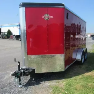 Carry On 7 x 14 Enclosed V-Nose Cargo Trailer 6" Extended Height, 7000 lbs GVWR