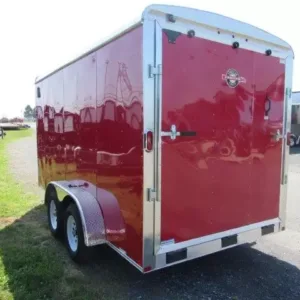 Carry On 7 x 14 Enclosed V-Nose Cargo Trailer 6" Extended Height, 7000 lbs GVWR