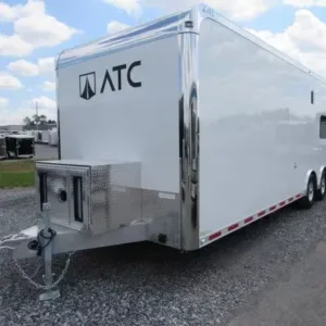 ATC 8.5 x 28 Aluminum Office Trailer Mobile Command Center, 13200 lbs GVWR