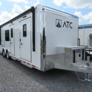 ATC 8.5 x 28 Aluminum Office Trailer Mobile Command Center, 13200 lbs GVWR