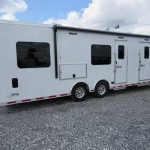 ATC 8.5 x 28 Aluminum Office Trailer Mobile Command Center, 13200 lbs GVWR