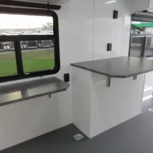 ATC 8.5 x 24 Aluminum Office Trailer Mobile Command Center, 9990 lbs GVWR