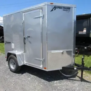 Homesteader 5 x 8 Enclosed V-Nose Cargo Trailer, 2990 lbs GVWR