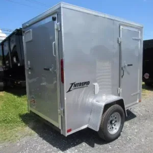 Homesteader 5 x 8 Enclosed V-Nose Cargo Trailer, 2990 lbs GVWR
