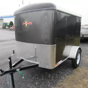 Carry-On 5 x 8 Enclosed Cargo Trailer Rear Ramp Door, 2990 lbs GVWR