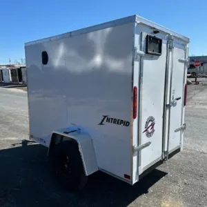Homesteader 5 x 8 Enclosed V-Nose Cargo Trailer (PET-ENC-0080), 2990 lbs GVWR