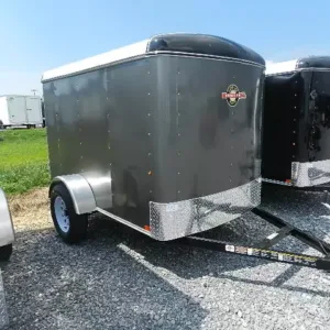 Carry On 5 x 8 Enclosed Cargo Trailer Single Rear Door, 2990 lbs GVWR